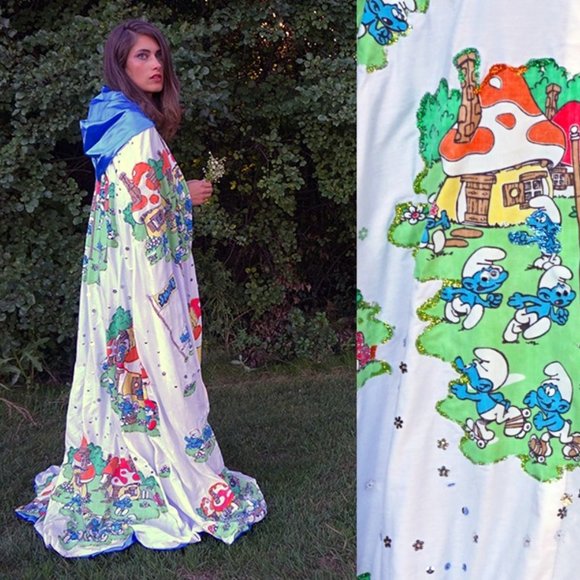 handmade by me :) Jackets & Blazers - Handmade Cape (Smurf)